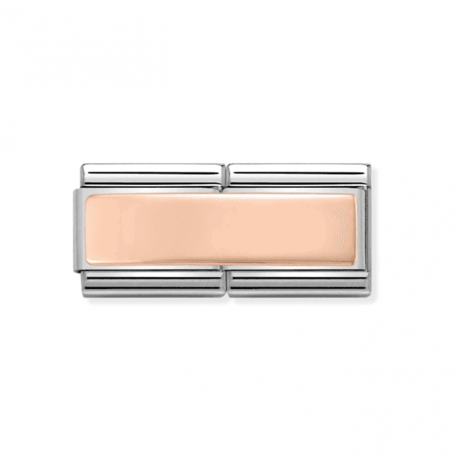 Nomination Jewellery Nomination Classic Rose Gold Engravable Double Charm 430710/01