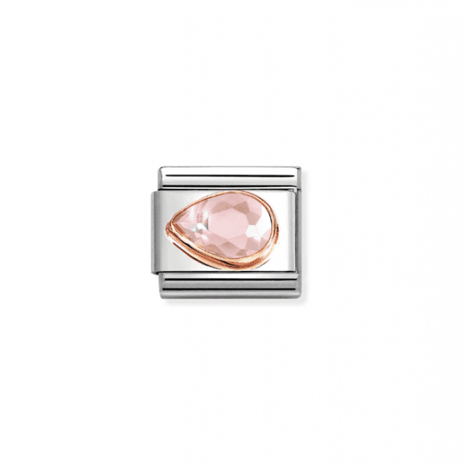 Nomination Jewellery Nomination Classic Rose Gold Pink Left Drop Charm 430605/003