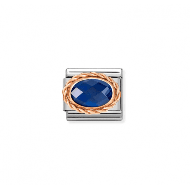 Nomination Jewellery Nomination Classic Rose Gold Blue Charm 430603/007