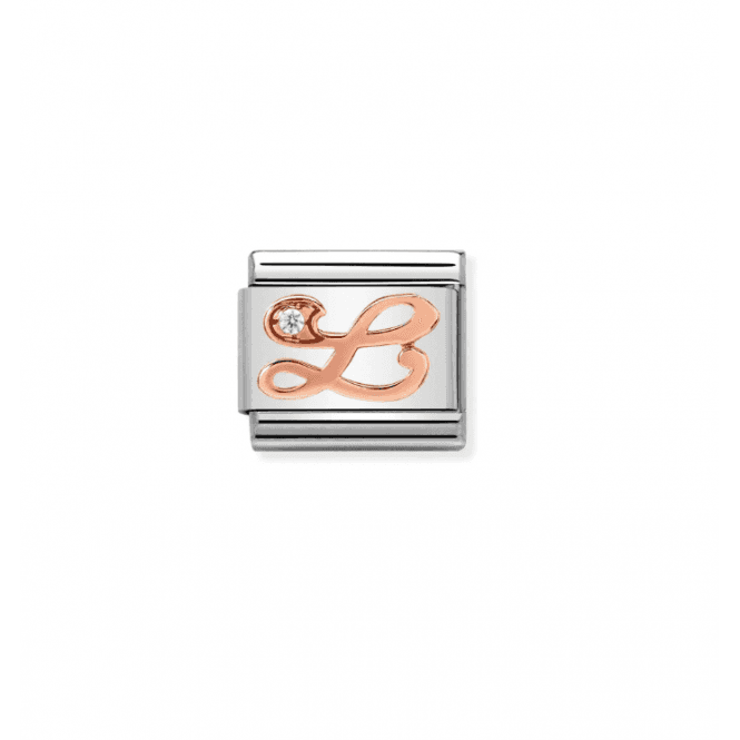 Nomination Jewellery Nomination Classic Rose Gold Letter L Charm 430310/12