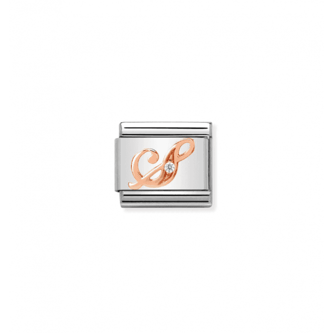 Nomination Jewellery Nomination Classic Rose Gold Letter S Charm 430310/19