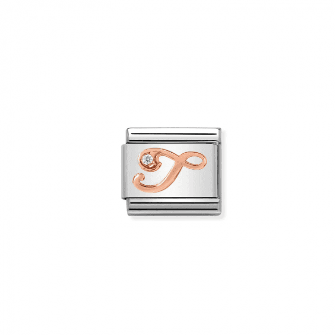 Nomination Jewellery Nomination Classic Rose Gold Letter T Charm 430310/20
