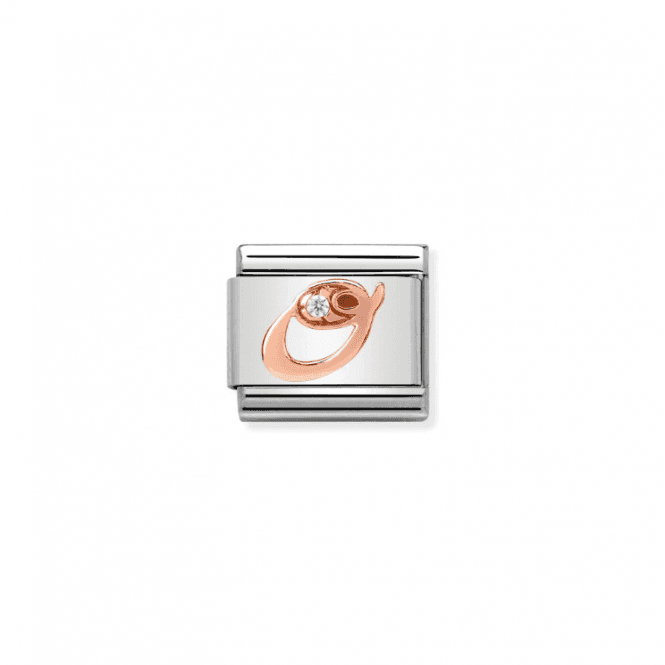 Nomination Jewellery Nomination Classic Rose Gold Letter O Charm 430310/15