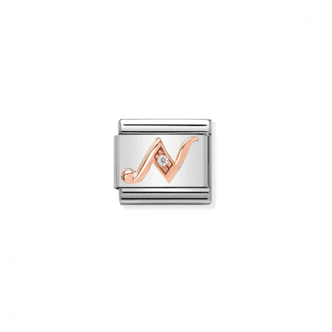 Nomination Jewellery Nomination Classic Rose Gold Letter N Charm 430310/14