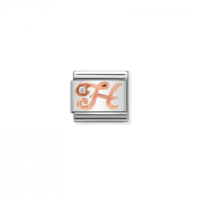 Nomination Jewellery Nomination Classic Letter H With Zirconia Charm 430310/08