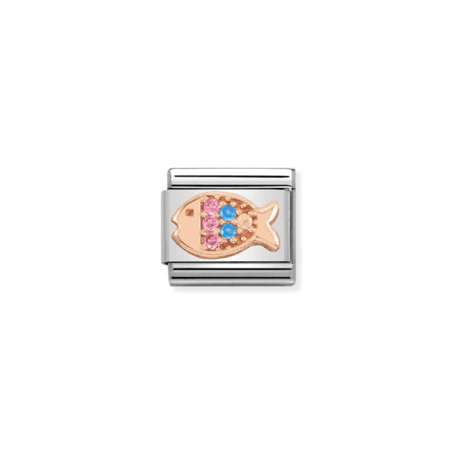Nomination Jewellery Nomination Coloured CZ Set Fish Composable Charm 430302/36
