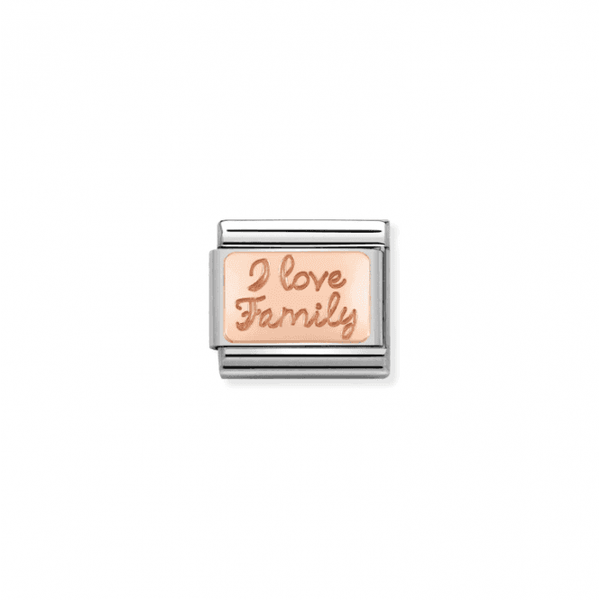Nomination Jewellery Nomination 'I Love Family' Composable Charm 430101/41