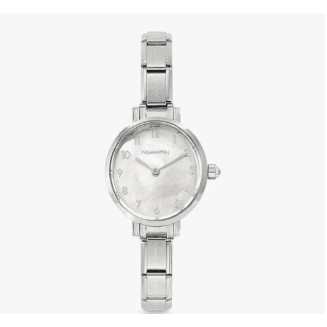 Nomination Jewellery Nomination Time White Mother of Pearl Oval Watch 076040 008
