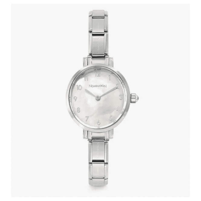 Nomination Jewellery Nomination Time Mother of Pearl Oval Dial Watch 076038 008