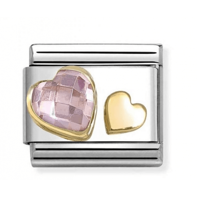 Nomination Jewellery Nomination Family Pink/Gold Heart Composable Charm 030613/06