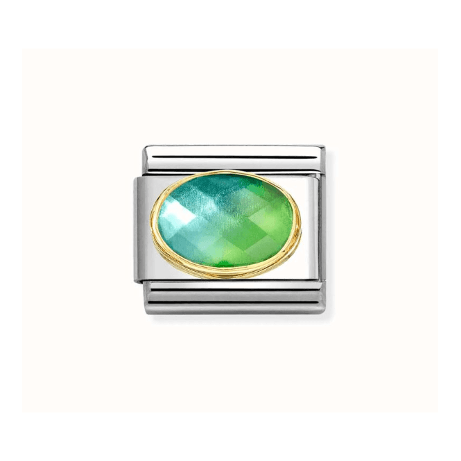 Nomination Jewellery Nomination Family Blue/Green Oval Face Charm 030612/037