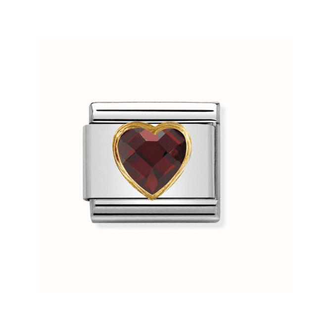 Nomination Jewellery Nomination Red Heart Faceted Composable Charm 030610/005