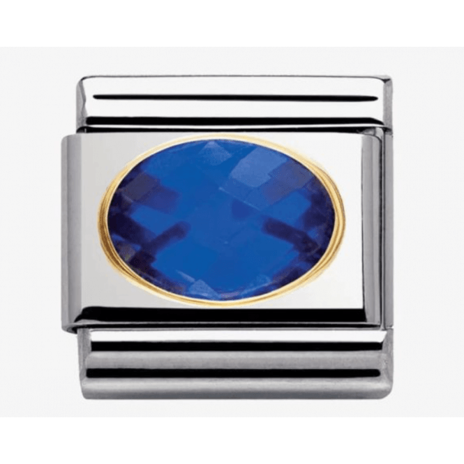 Nomination Jewellery Nomination Family Oval Blue Faceted Composable Charm 0306010/07