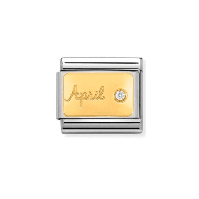 Nomination Jewellery Nomination Classic Gold April Birthstone Charm 030519/04