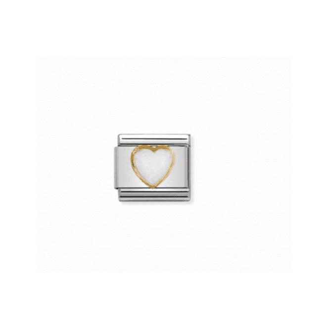 Nomination Jewellery Nomination Family White Opal Heart Composable Charm 030501/07