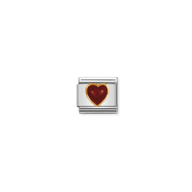 Nomination Jewellery Nomination Family Red Agate Heart Composable Charm 030501/04