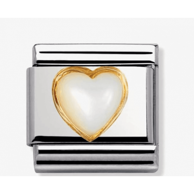 Nomination Jewellery Nomination Mother Pearl Heart Composable Charm 030501/12