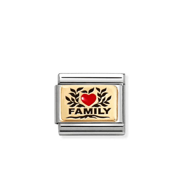 Nomination Jewellery Nomination Family& Red Heart Composable Charm 030289/07