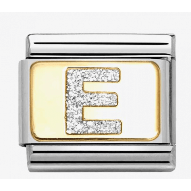 Nomination Jewellery Nomination Letter E Glitter Composable Charm 030291/05