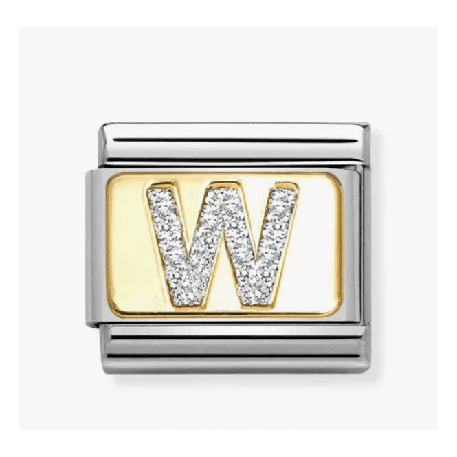 Nomination Jewellery Nomination Letter W Glitter Composable Charm 030291/23