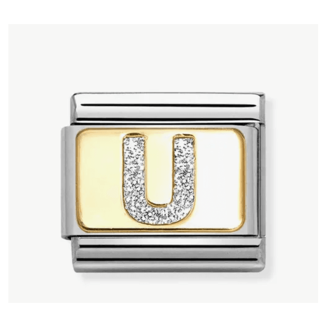 Nomination Jewellery Nomination Letter U Glitter Composable Charm 030291/21