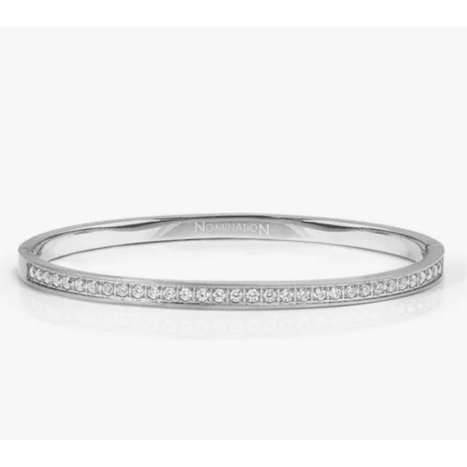 Nomination Jewellery Nomination Small Cubic Zirconia Pave Pretty Bangle 029534 001