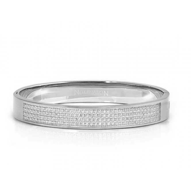 Nomination Jewellery Nomination Medium Cubic Zirconia Pave Pretty Bangle 029535 001