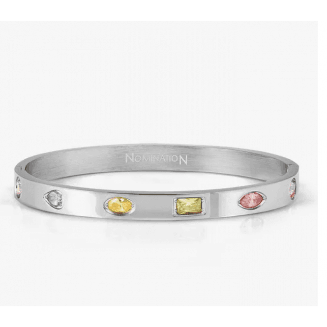 Nomination Jewellery Nomination Small Multi Colour CZ Pretty Bangle 029531 005