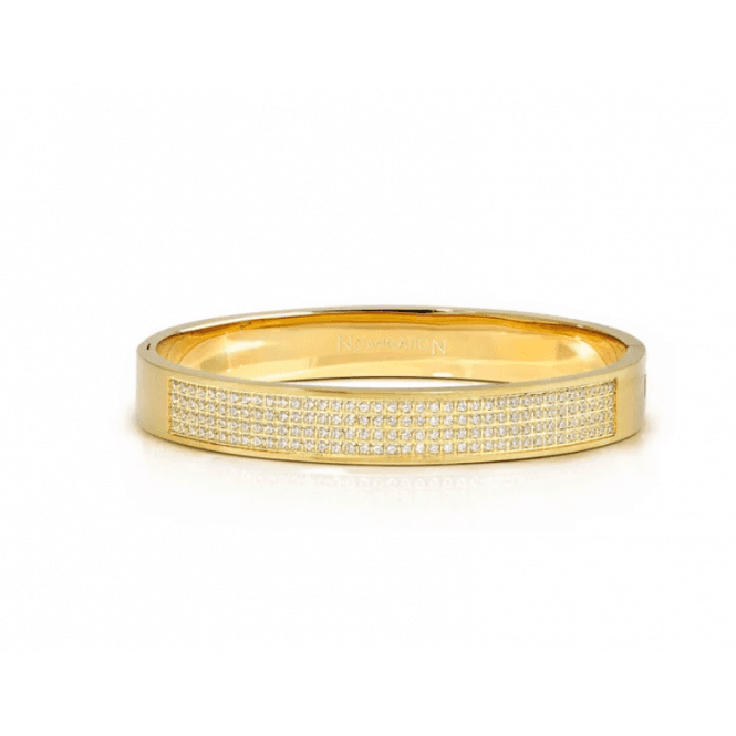 Nomination Jewellery Nomination Medium Cubic Zirconia Pave Pretty Bangle 029535 020