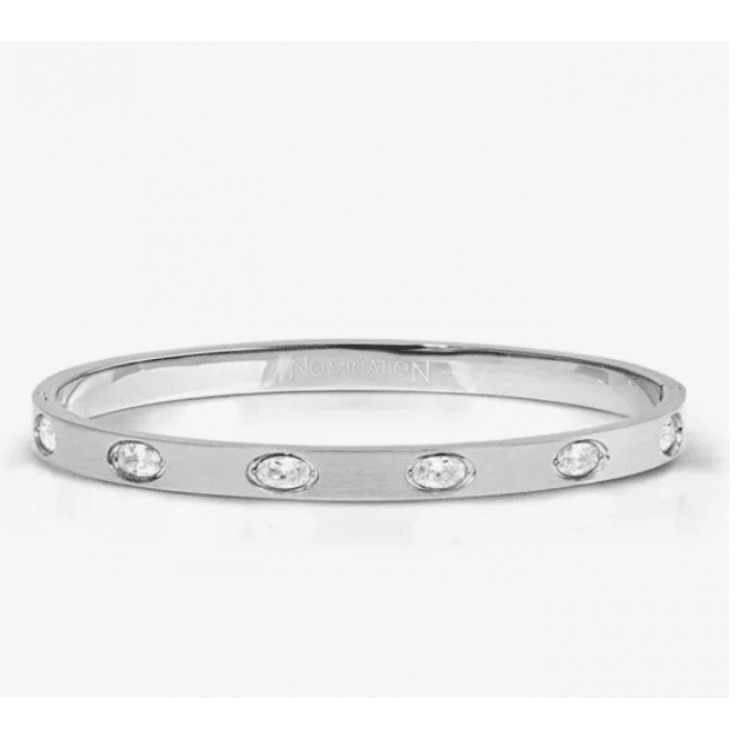 Nomination Jewellery Nomination Medium Oval Cubic Zirconia Pretty Bangle 029526 001