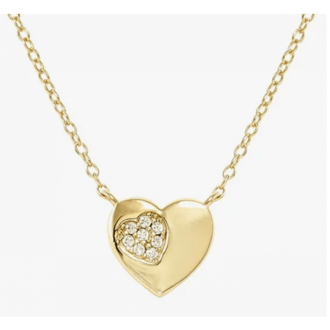 Nomination Jewellery Nomination Petit Sparkle Gold Heart Necklace 242303 006