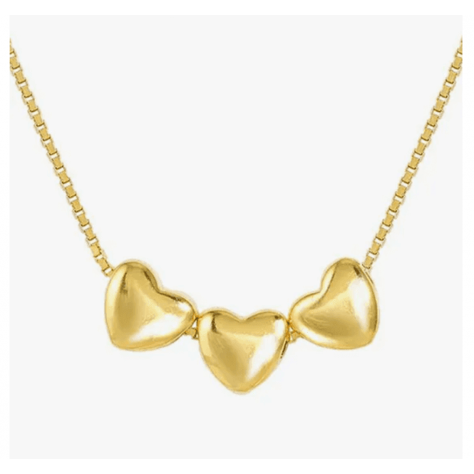 Nomination Jewellery Nomination Armonica Gold Triple Heart Necklace 241305 006