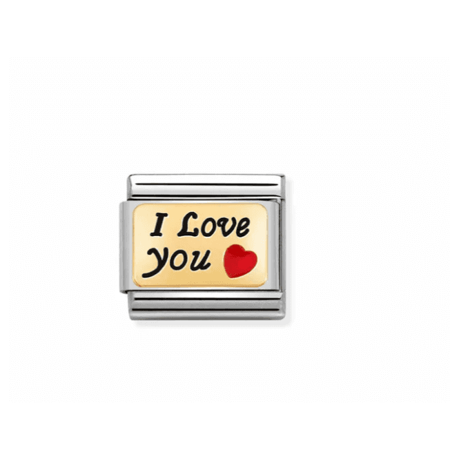 Nomination Jewellery Nomination Family I Love You & Red Heart Charm 030284/55