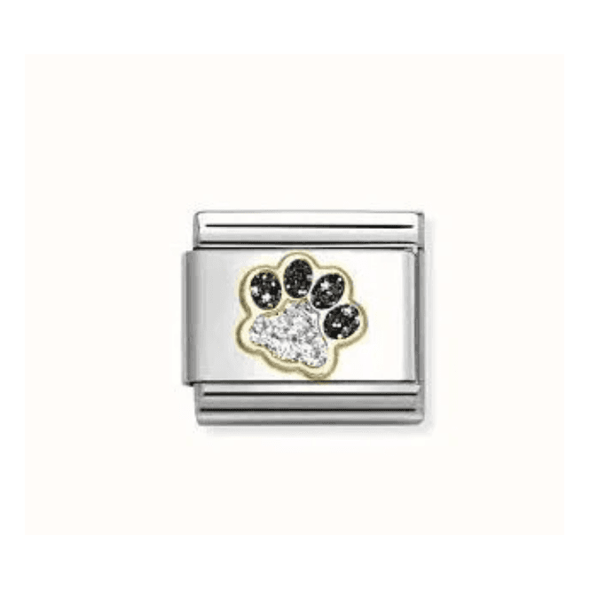 Nomination Jewellery Nomination Classic Gold Glitter Paw Print Charm 030220/22