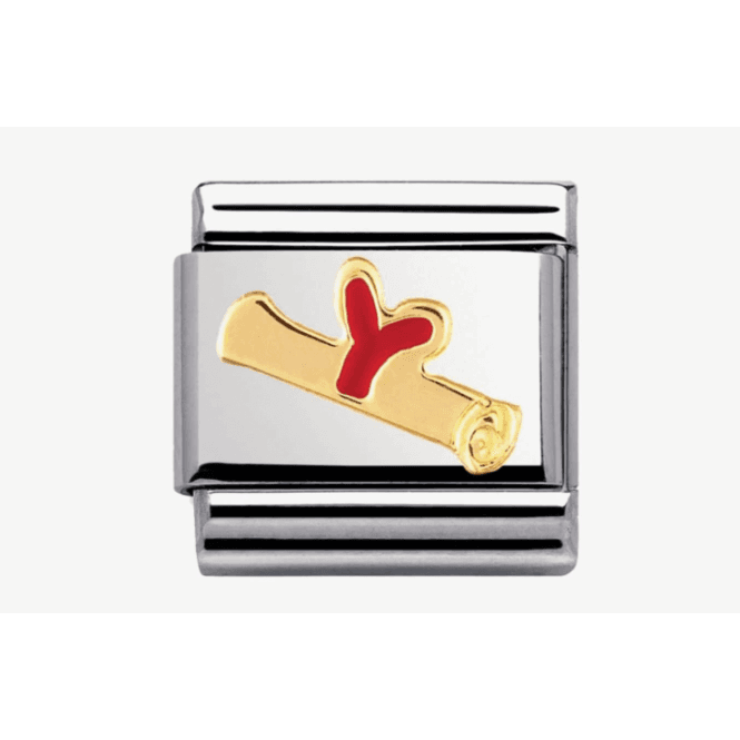 Nomination Jewellery Nomination Classic Gold & Enamel Diploma Charm 030223/03