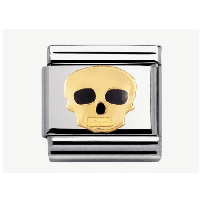 Nomination Jewellery Nomination Classic Gold Skull Charm 030216/08