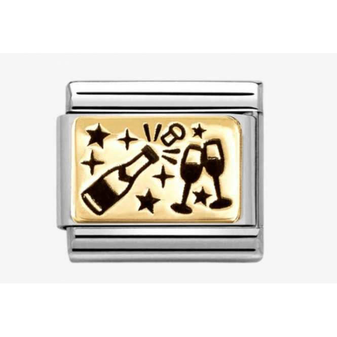 Nomination Jewellery Nomination Composable Champagne & Glasses Charm 030166/61