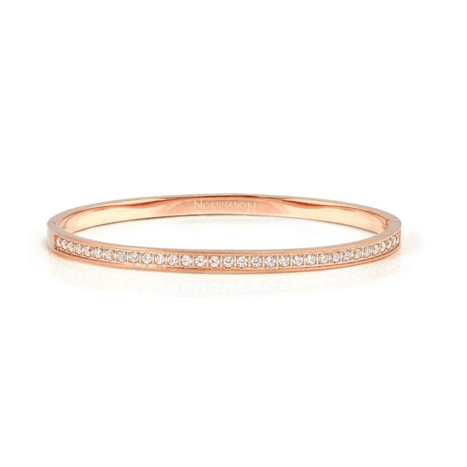 Nomination Jewellery Nomination Small Satin Cubic Zirconia Pretty Bangle 029522 043