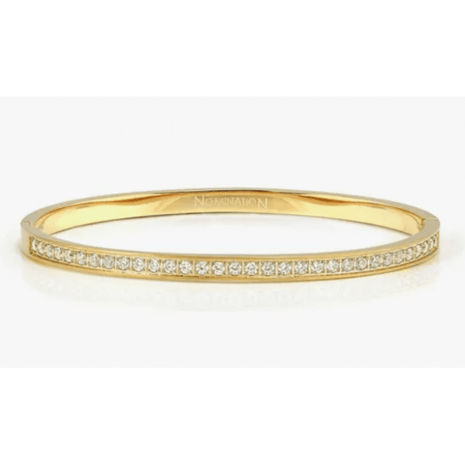 Nomination Jewellery Nomination Small Satin Cubic Zirconia Pretty Bangle 029522 020