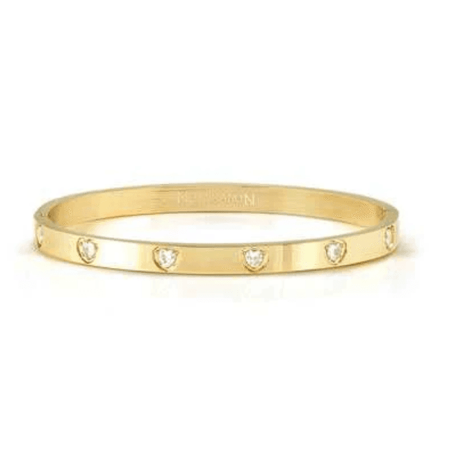 Nomination Jewellery Nomination Medium Cubic Zirconia Heart Pretty Bangle 029529 020