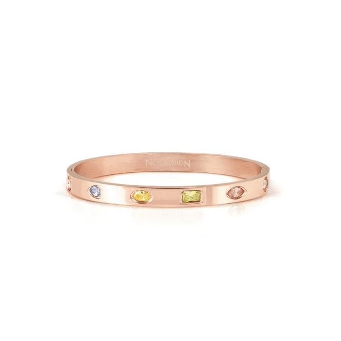 Nomination Jewellery Nomination Small Multi Colour CZ Pretty Bangle 029531 063