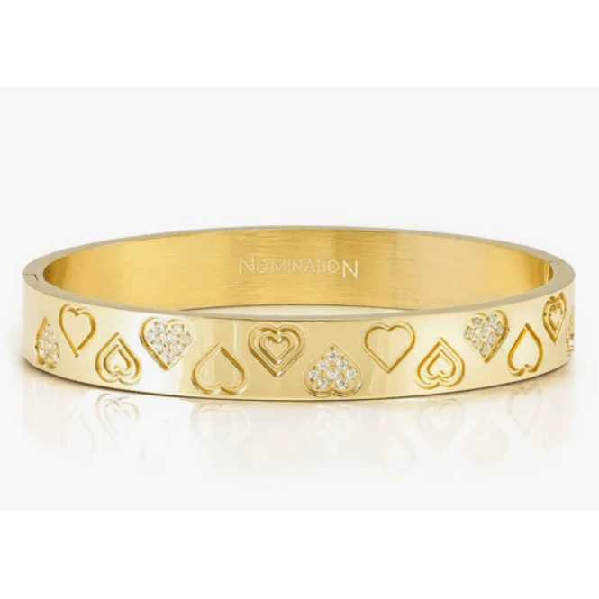 Nomination Jewellery Nomination Small Wide Hearts Pretty Bangle 029540 006