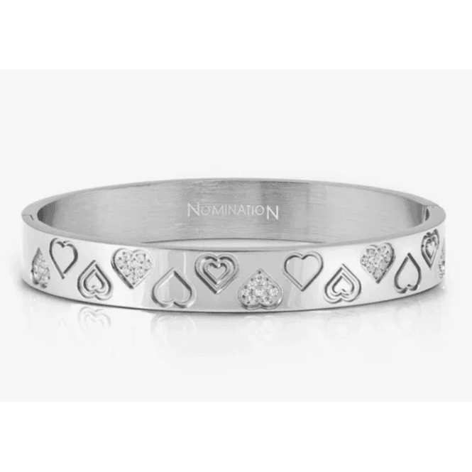 Nomination Jewellery Nomination Small Wide Hearts Pretty Bangle 029540 004