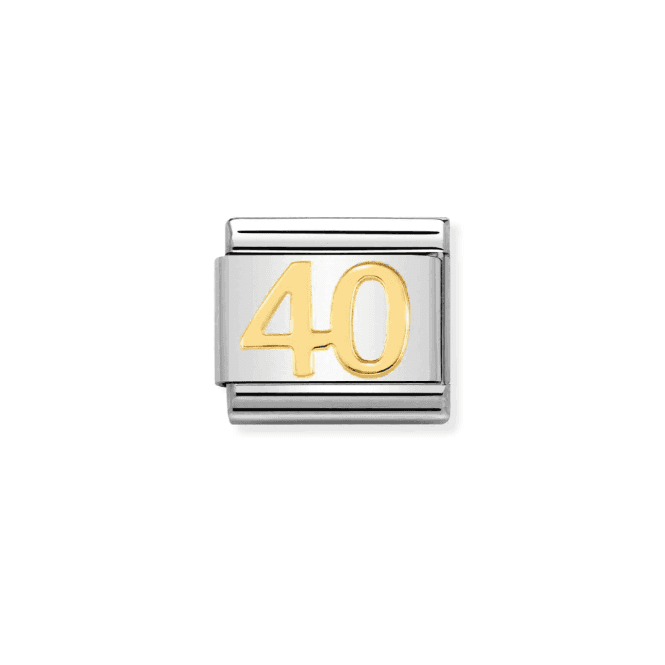 Nomination Jewellery Nomination Number 40 Composable Link Charm 030109 41