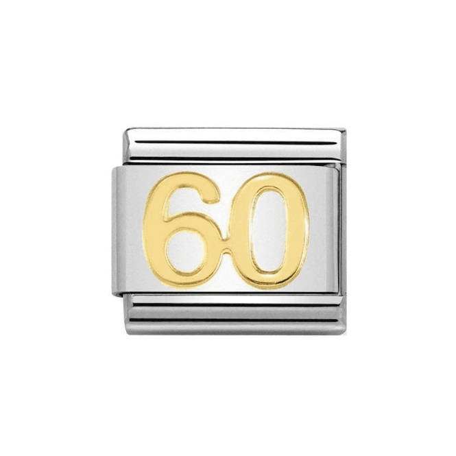 Nomination Jewellery Nomination Number 60 Composable Link Charm 030109 43