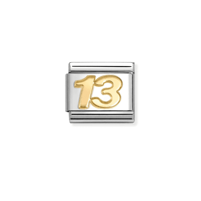 Nomination Jewellery Nomination Number 13 Composable Link Charm 030109 44