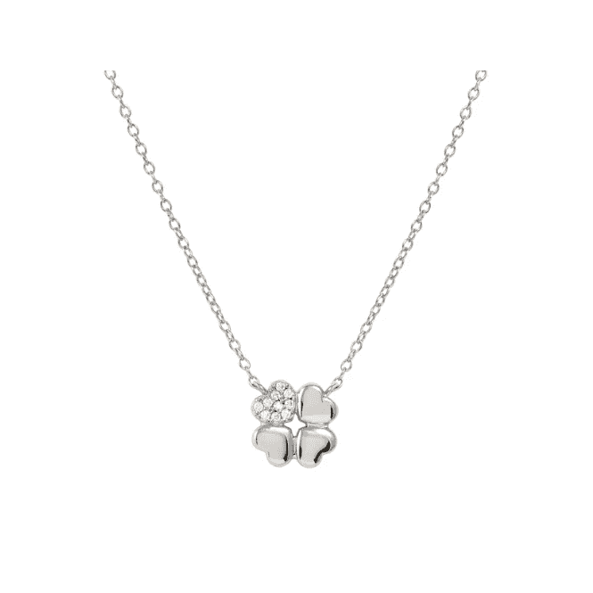 Nomination Jewellery Nomination Petit Sparkle Silver Leaf Clover Necklace 242303 001