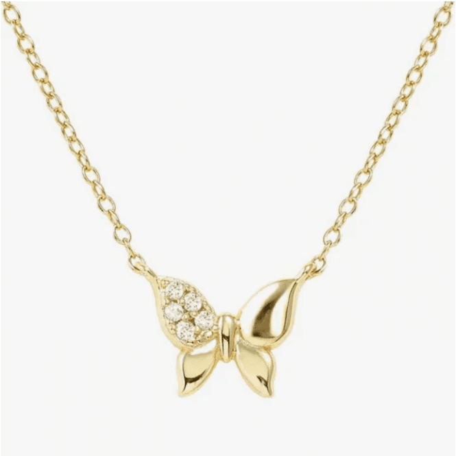 Nomination Jewellery Nomination Petit Sparkle Gold Butterfly Necklace 242303 042