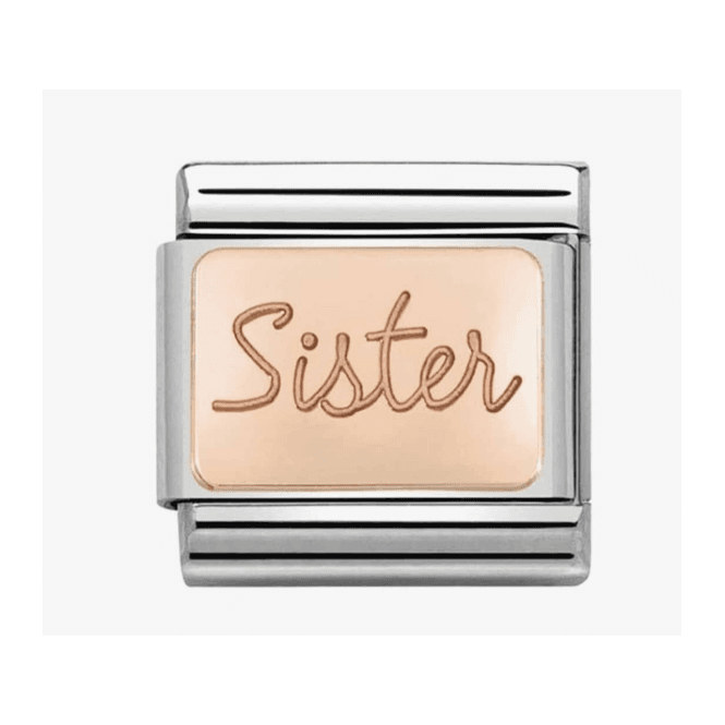 Nomination Jewellery Nomination Rose Gold Sister Composable Charm 430101/38