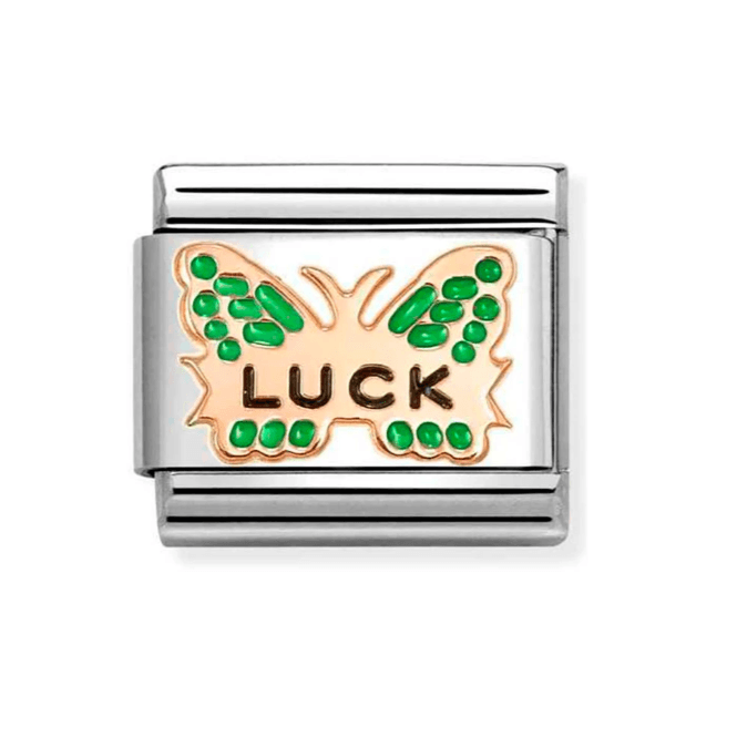 Nomination Jewellery Nomination Family Green Butterly Luck Composable Charm 430202/48